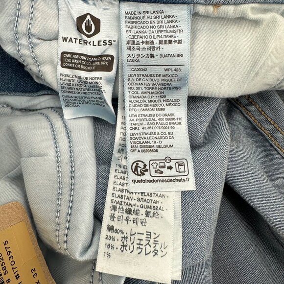 NWT Levis Womens 314 Shaping Straight Tummy Slimming Stellar Stretch Jeans 31 - Picture 9 of 16
